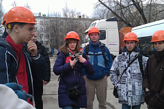 Строящаяся станция  метро «Шелепиха» стала объектом посещения четырнадцати жителей города